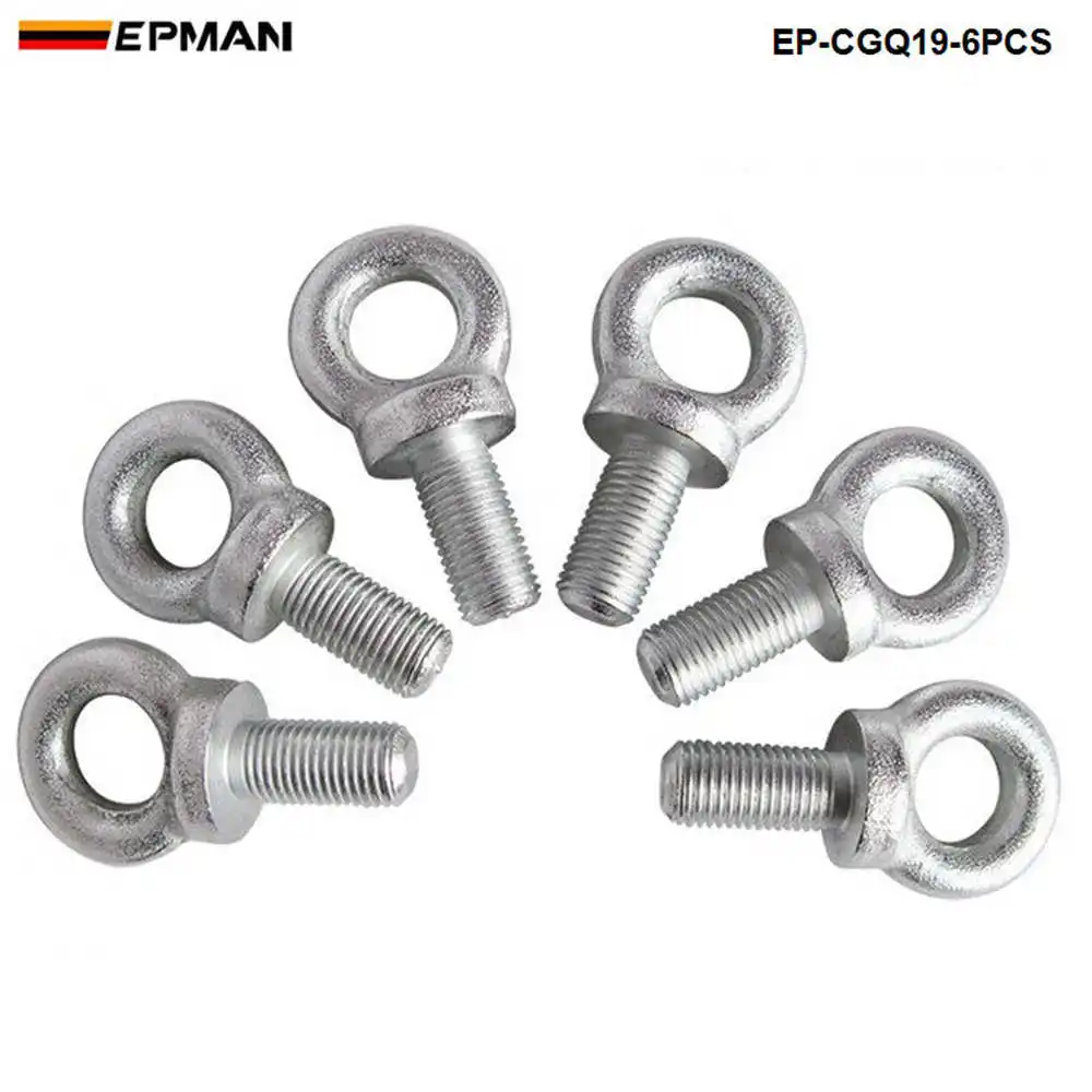 Размер ушных болтов ремня безопасности сиденья: 7/16 комплект из 6 шт. для гоночного