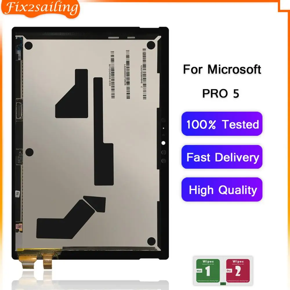 ЖК дисплей для Microsoft Surface Pro 5 1796 LP123WQ1(SP)(A2) кодирующий преобразователь сенсорного