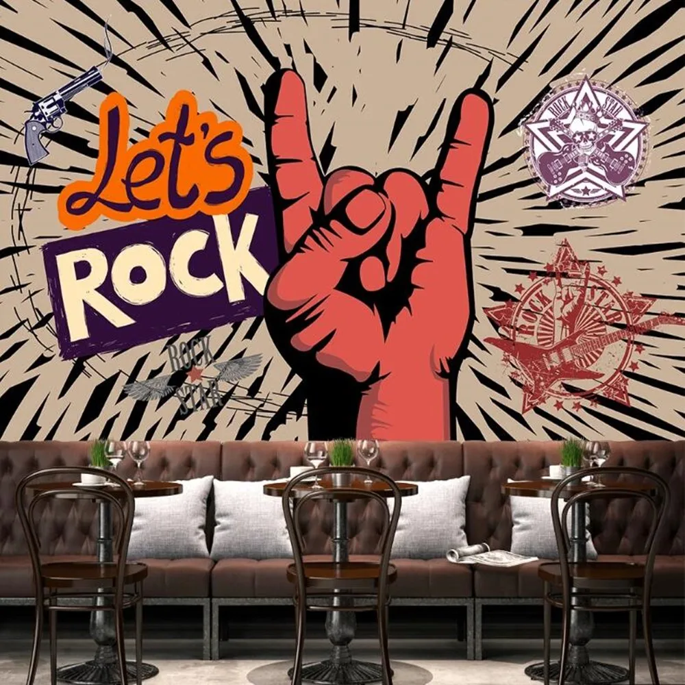 Milofi пользовательские не 3D рок бар творческая культура большой ТВ фон обои