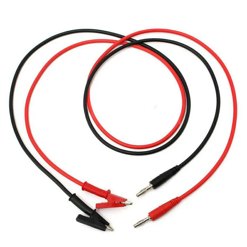 2 шт. 4 мм Высококачественная медная штепсельная вилка типа банан для Alligator Cilp 15A