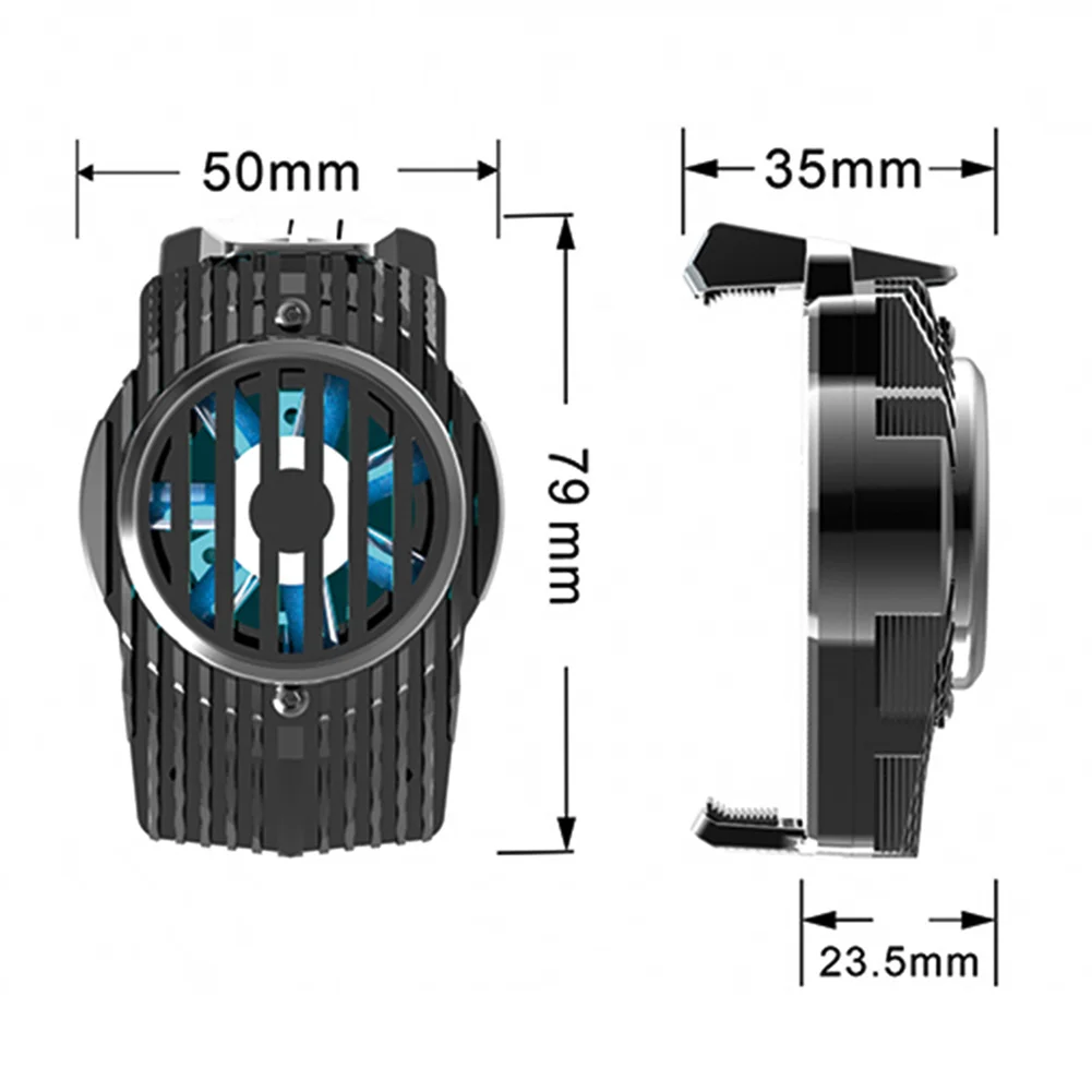 

Mobile Phone Radiator Game Cooler USB Portable Heat Sink Cooling Fan Holder Intelligent Temperature Control Magnetic Auxiliary