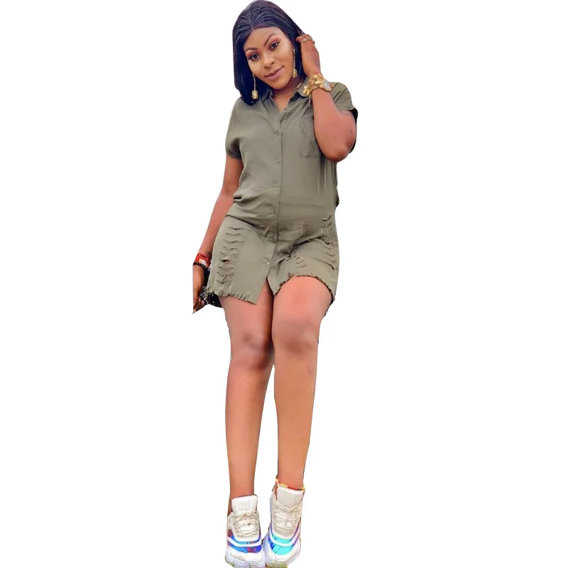 2019 осенне летние женские Однотонные блузки с коротким рукавом и отложным