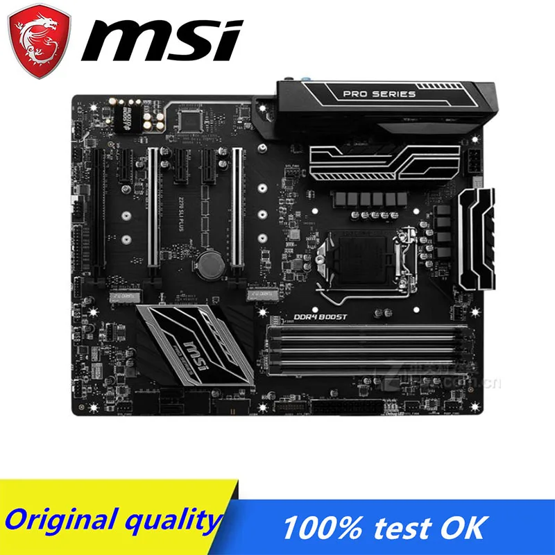 Материнская плата для MSI Z270 SLI PLUS разъем LGA 1151 SATA3 бывшая в употреблении