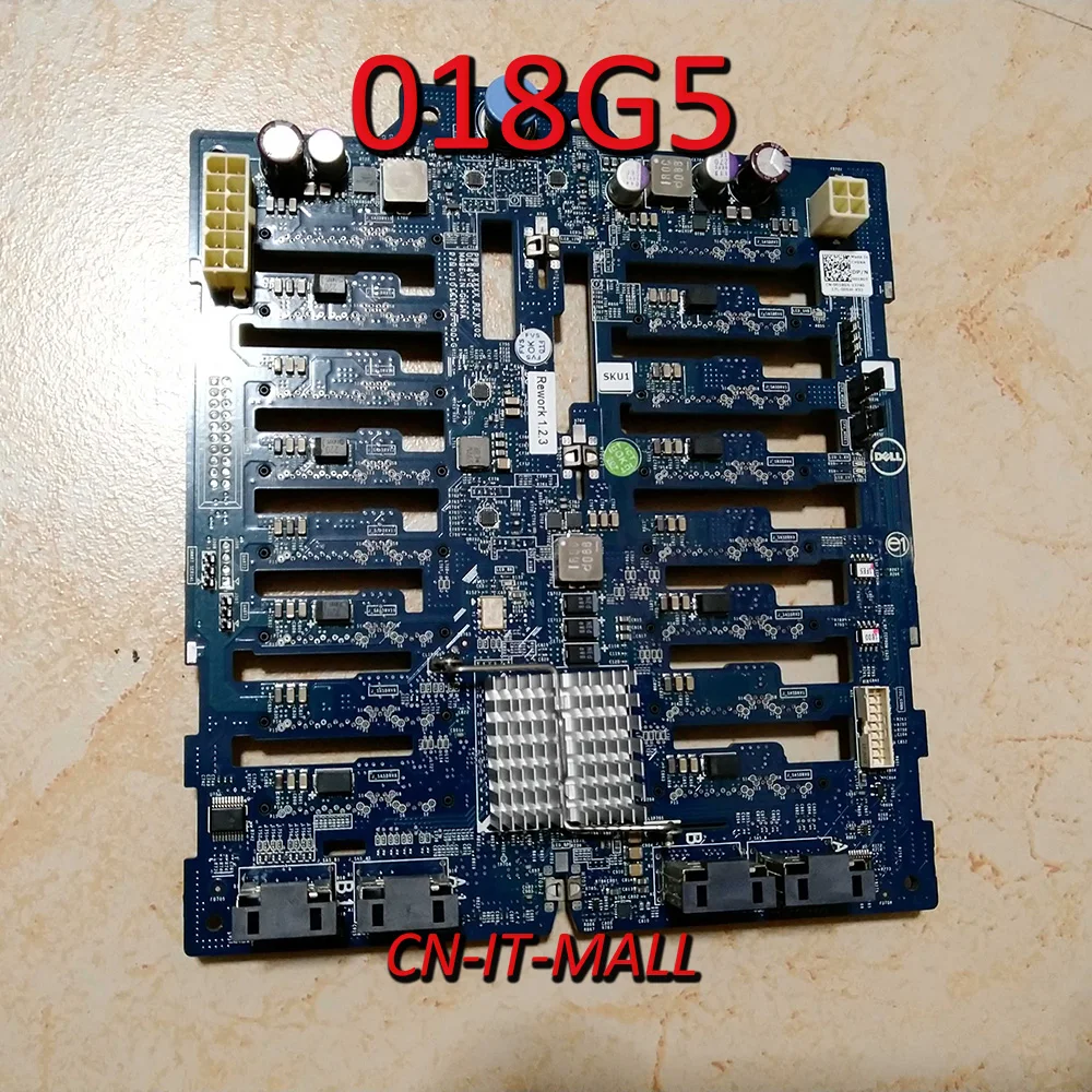 

Pulled 0018G5 018G5 2.5 SFF 16 Bay Backplane for T420 T620