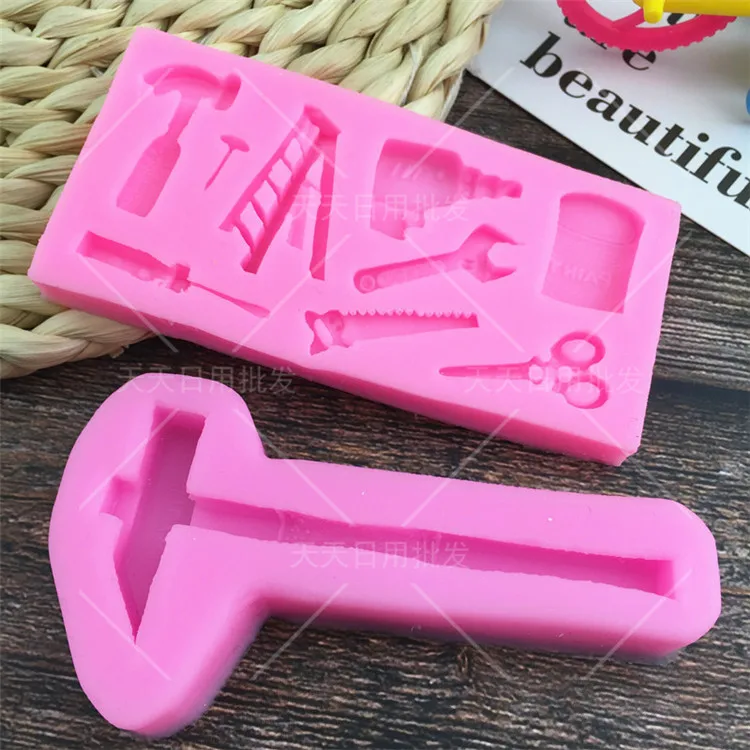 Инструменты для ремонта сделай сам силиконовая форма гаечный ключ гаджет