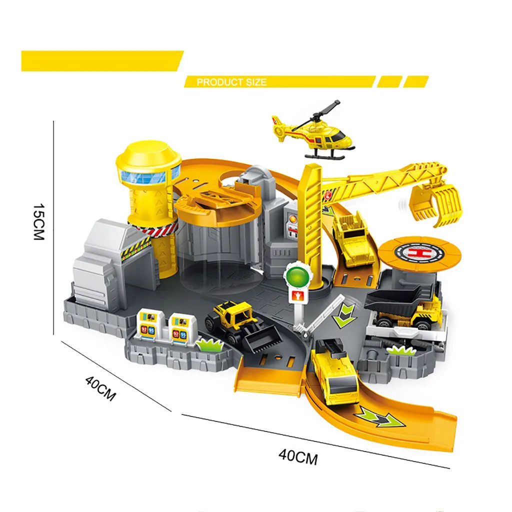3D город парковка железная дорога сплав автомобиль играть Инженерная пожарная