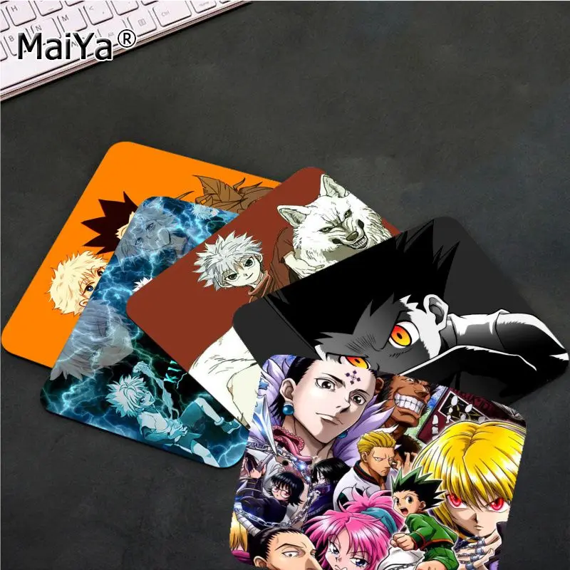 

MaiYa Boy Gift Pad Japanese Anime Hunter X Hunter Laptop Computer Mousepad Top Selling Wholesale Gaming Pad mouse