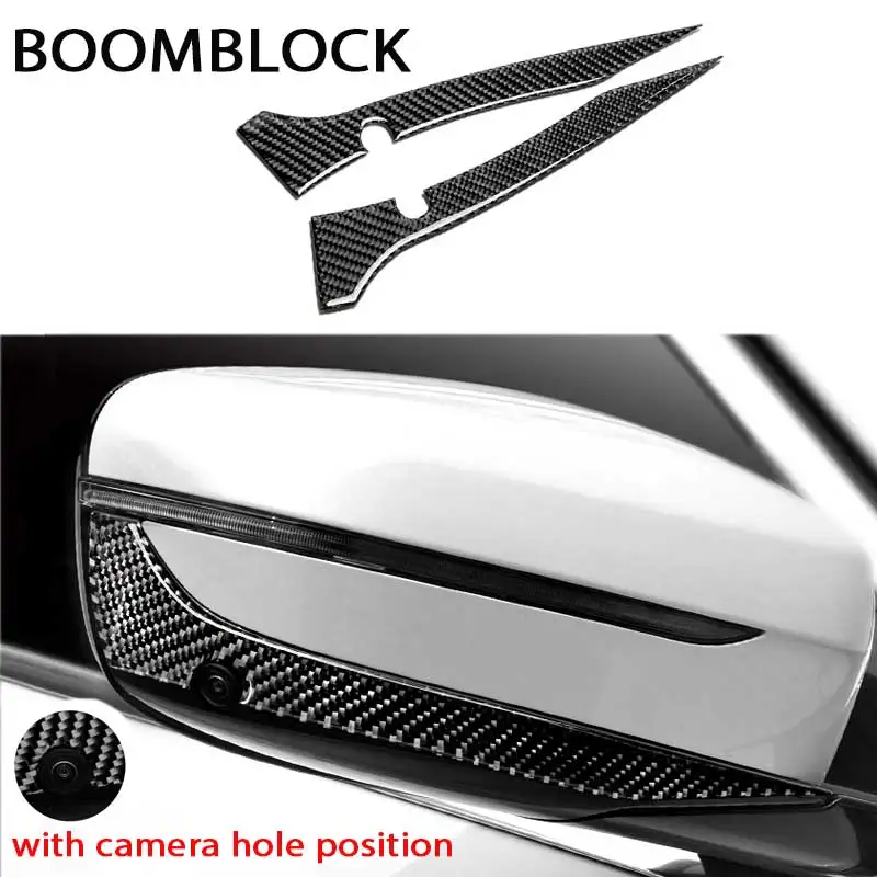 

BOOMBLOCK накладка на зеркало заднего вида автомобиля наклейка из углеродного волокна Противоударная полоса Аксессуары для BMW G30 2018 2019 G11 2016-2019