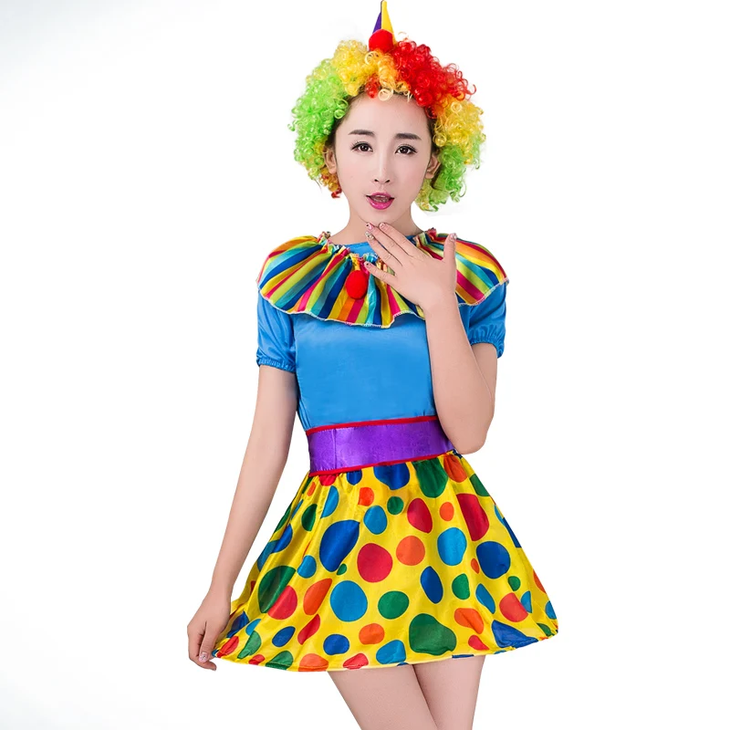 

clown costume suit cosplay adult girls anime Dress new light and summer new