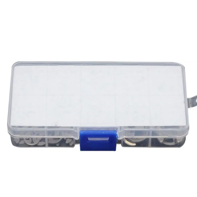 

120 шт., держатель для E-образных колец из нержавеющей стали, от 1,5 мм до 10 мм