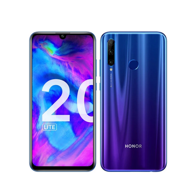 Глобальная версия Honor 20 lite мобильный телефон 6 21 &quotFHD 4 Гб RAM 128 ГБ ROM Kirin 710 Octa Core 32MP AI
