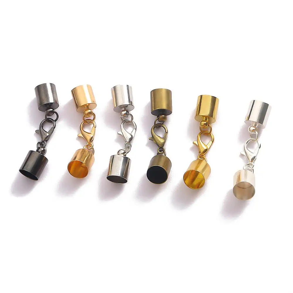 Застежки-карабины для кожаного шнура браслета застежки-крючки бижутерии сделай