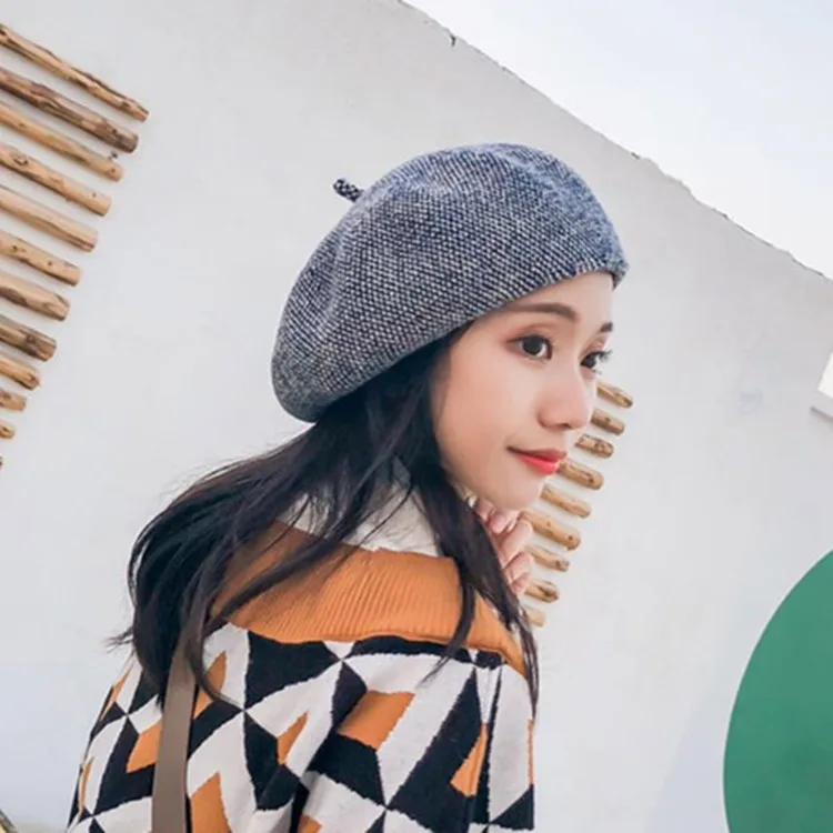 

wool Women Beret Autumn spring Octagonal Cap Hats Stylish Artist Newsboy Caps Boina para mujer sombreros Beret pour femme Bonnet