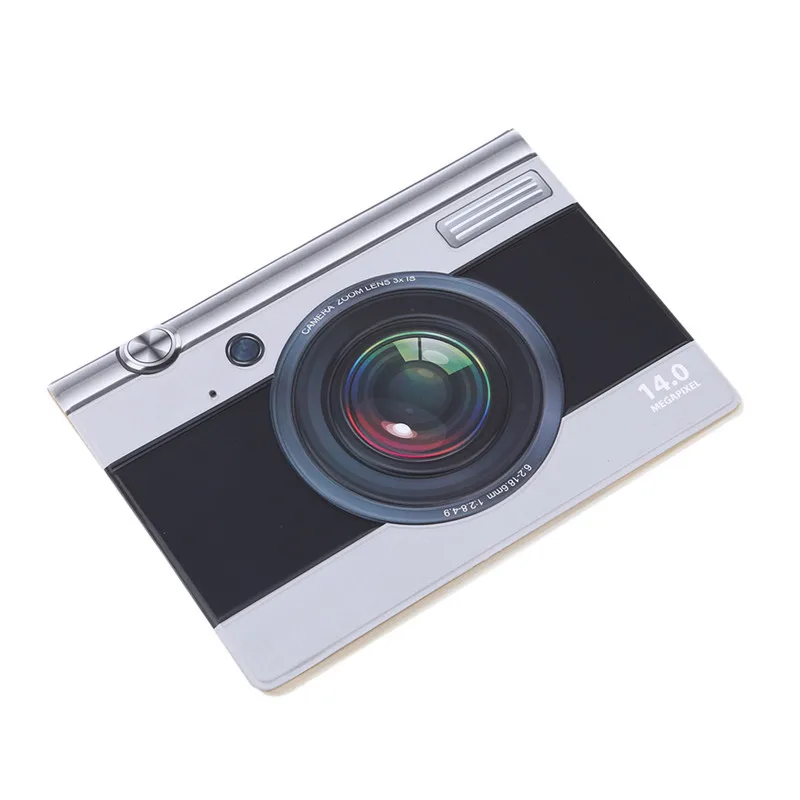 Модные 3D дизайн кожаный Камера Обложка на паспорт Лента короткий параграф билет