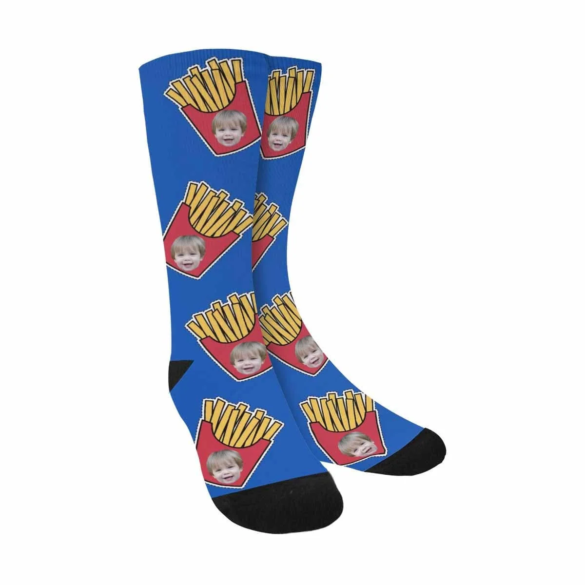 

Custom Face Fries Sublimated Crew Socks