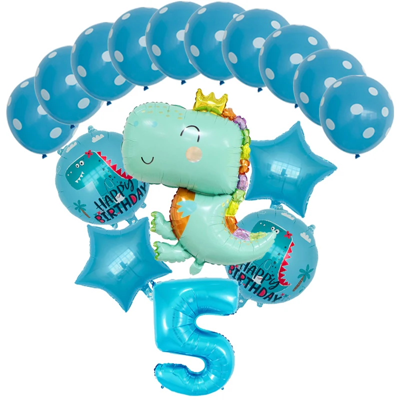 

16pcs/lot Dinosaur Party Balloon Dinosaur Birthday Kids Party Decoration Baby Shower Balloons Globos Boys Animal Ballon