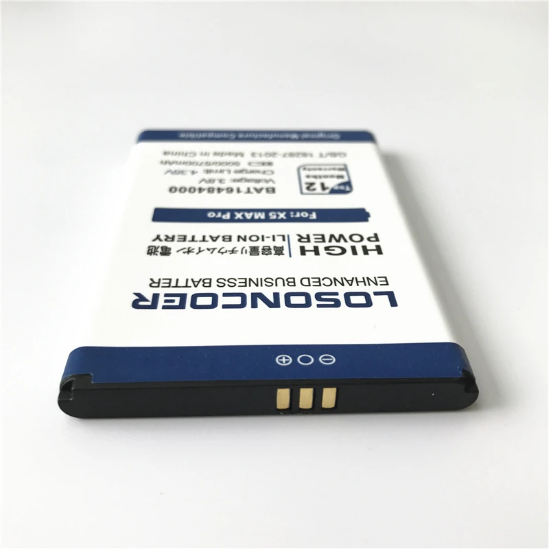 LOSONCOER BAT16484000 батарея 5000 мАч для DOOGEE X5 MAX Pro батарея Для DOOGEE X5 MAX батарея
