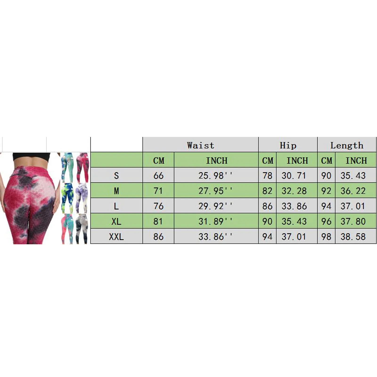 

Tie-dye Hot Women Leggings Pants Sexy leggins Push Up Slim Gym Exercise High Waist Fit Slim Running Athletic Trousers