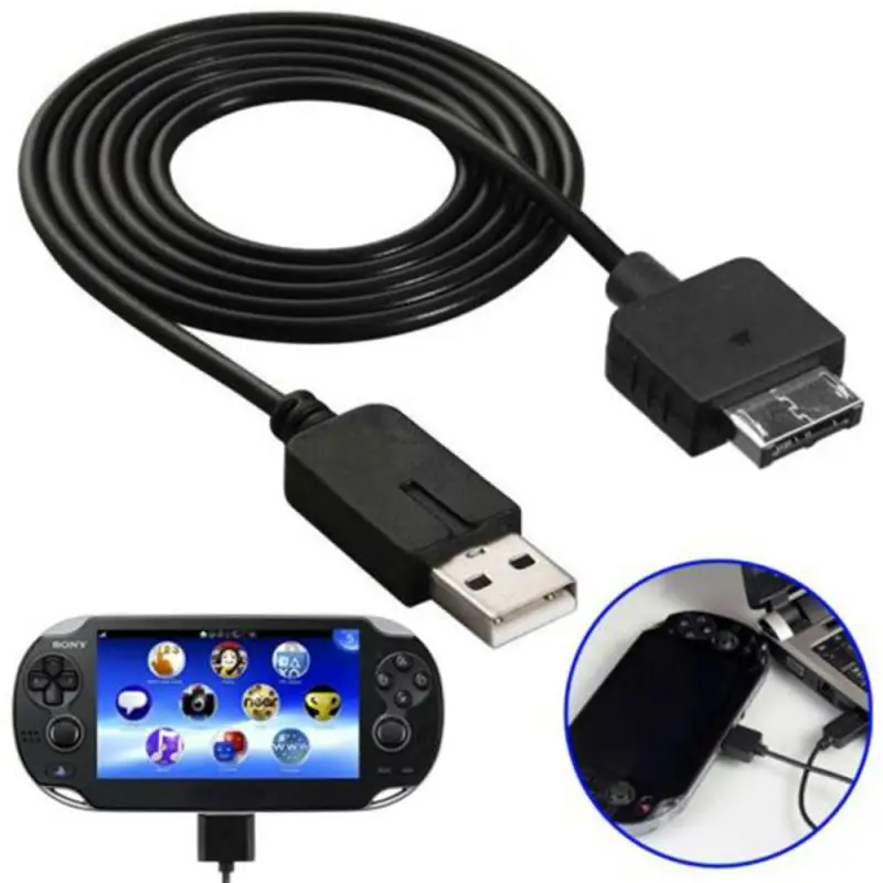 

Usb Charger Transfer Data Sync Kabel Opladen Cord Line Voor Sony Playstation Psv1000 Psvita Ps Vita Psv 1000 Power Adapter Draad