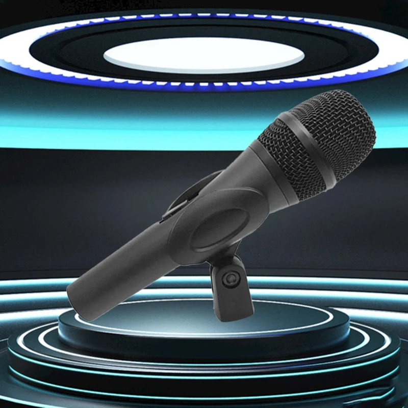 

Microphone Wired Microphone Microphone EQ-845 Voice Microphone Dedicated for Home Use, Stage, KTV