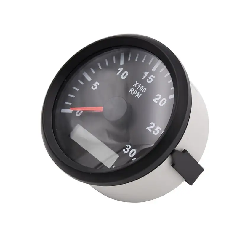 Тахометр 85 мм 3000 об/мин с часовым счетчиком для грузовиков автомобилей лодок