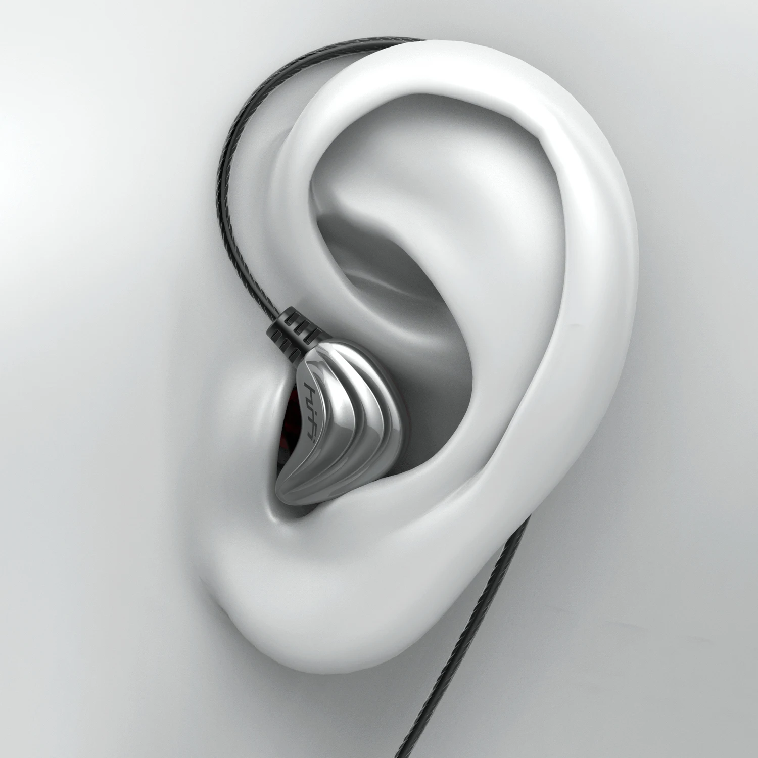 

Wired Earphones 3.5mm HiFi Music Earphone Dual Driver Stereo Headset Gaming Sport Running Earbuds with Mic Noise Reduction fone