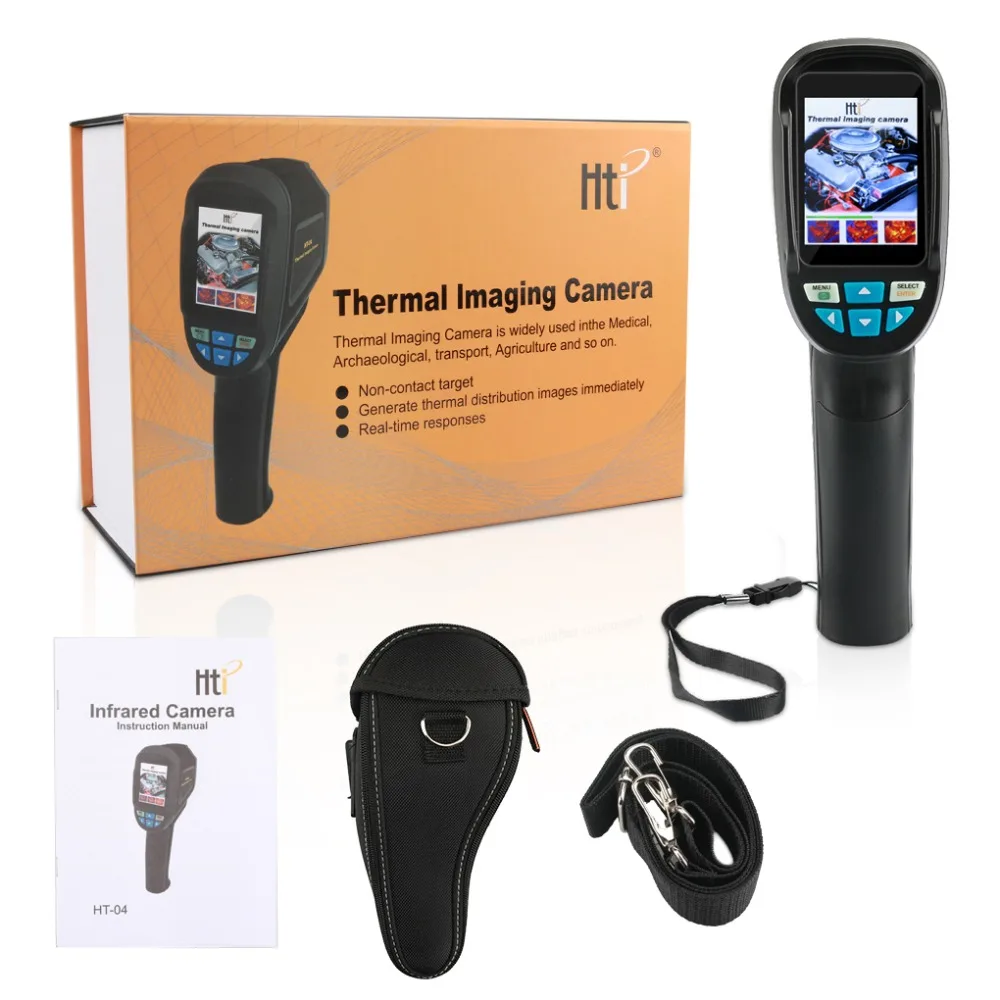 

2019 new ultra clear high sensitivity infrared thermometer handheld infrared camera HT-04 portable infrared camera HT04 220 * 16