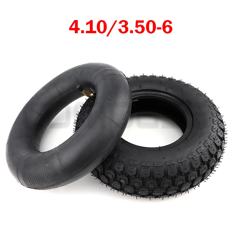 

4.10/3.50-6 inner and outer tires for scooter tires, 6 inch lawn mower and snow mud tires