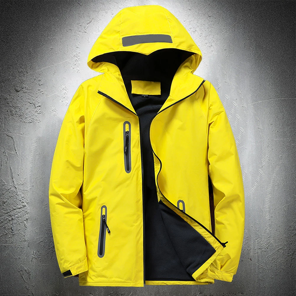 

Men Autumn Thin Outdoor Jacket Waterproof Jacket Outwear Windbreaker Reflective Article Jackets For Men Rain