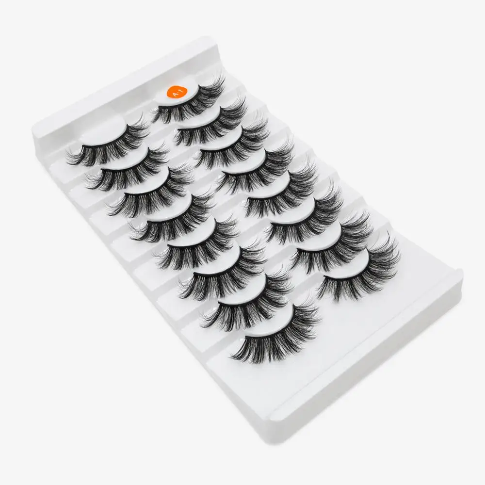 Минковые ресницы SEXYSHEEP 5/8 пар подделки ресниц для создания драматического объема в макияже.