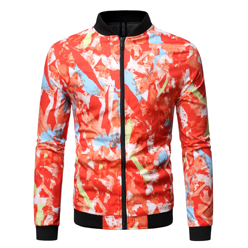 

New Autumn and Winter High Quality Jacket Camouflage Color Stand Collar Coat