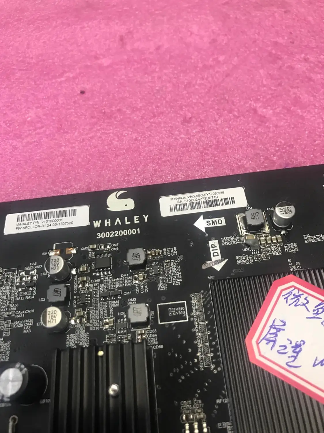 

Original Micro Whale W40D motherboard TP.WY51.PB751 screen W40F (JSD0) B1
