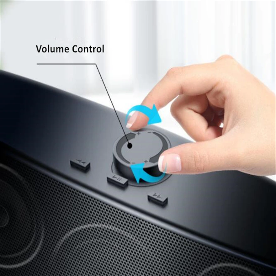 

Super big 20W Super Bass Loudspeaker Usb 2.1 Soundbar column Subwoofer Boombox Stand Box Sound home theater portable TF/USB/AUX