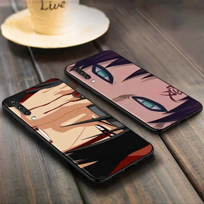 

Anime Naruto Face Anti-fall Phone Case for Samsung Galaxy A90 A80 A70S A60 A50S A40 A20E A20 A10S Soft Black Cover