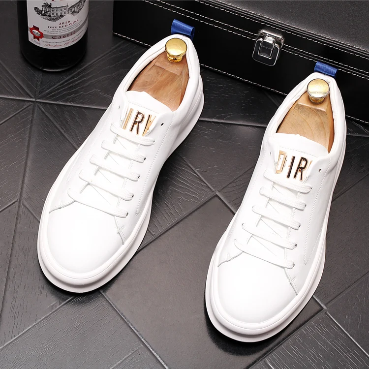 2020 New Popular Men's luxury Designer mixed color lace-up Casual flats Shoes moccasins skateboard Sapato Social Masculino | Обувь