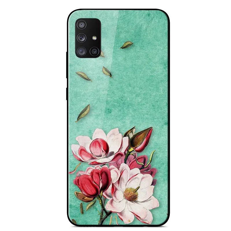 

Case For Samsung A71 Soft Silicone Bumper Shockproof Phone Case For Samsung Galaxy A71 SM-A715F A715 Painted Protection Cover