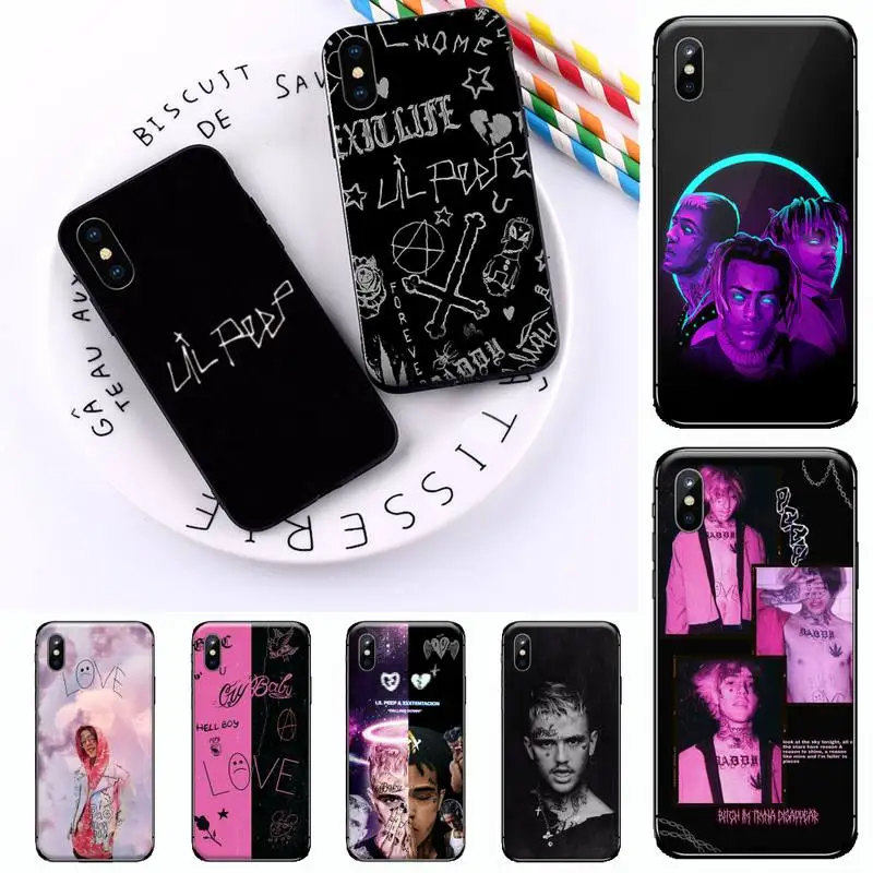 Чехол для телефона Lil Peep USA rap singer iPhone 11 12 pro XS MAX 8 7 6 6S Plus X 5S SE 2020 XR | Мобильные