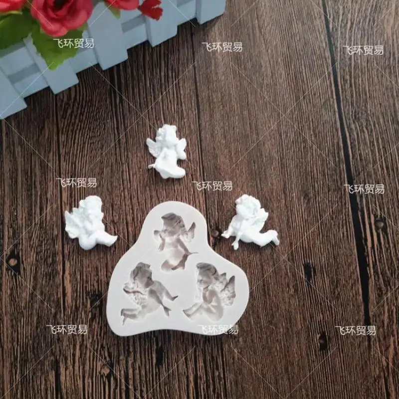 

Little Angel Cake Fondant Mold Creative DIY Chocolate Silicone Mold Practical Baking Accessories Cake Decorating Tools