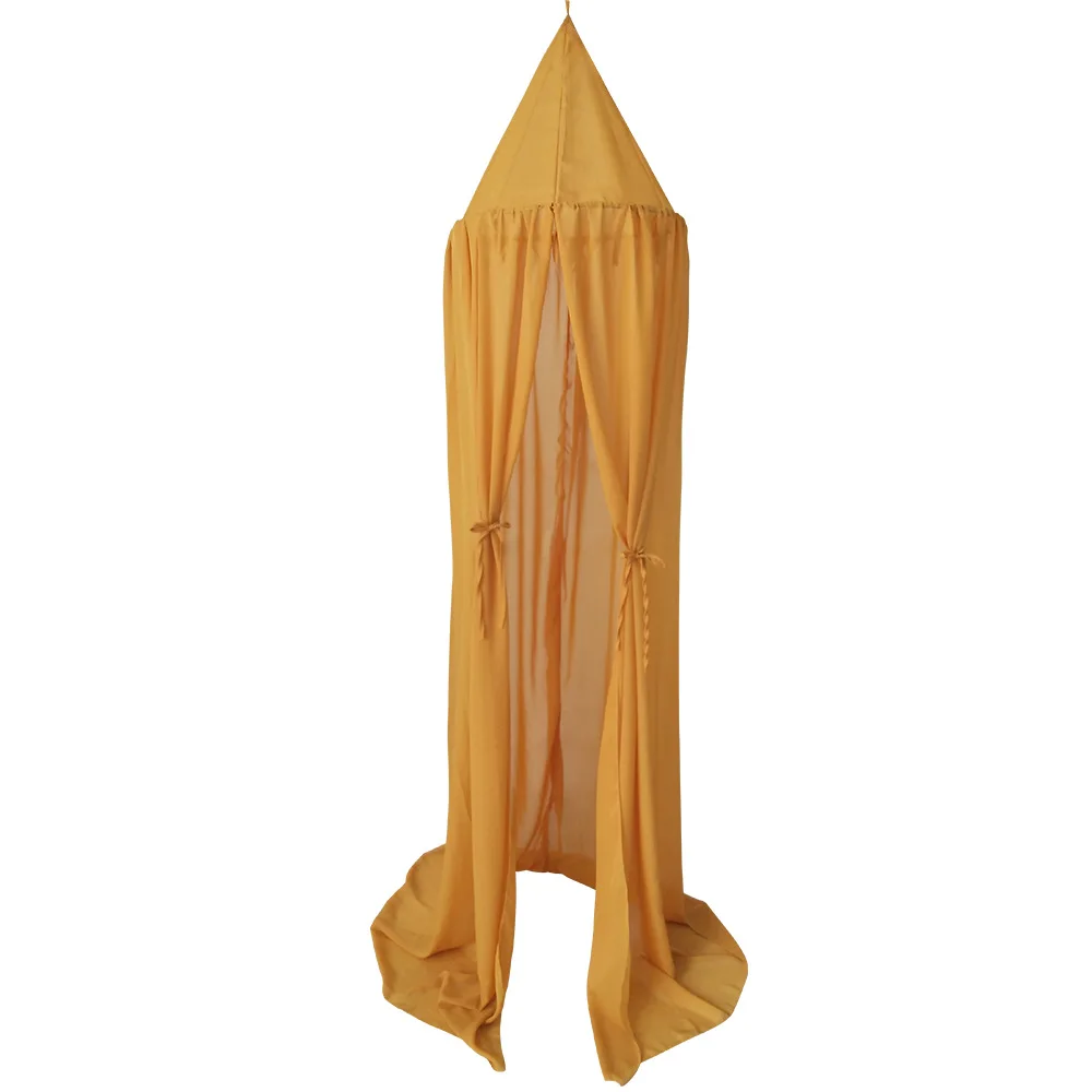 Скандинавский детский тент шифоновая детская балдахина москитная сетка кровать