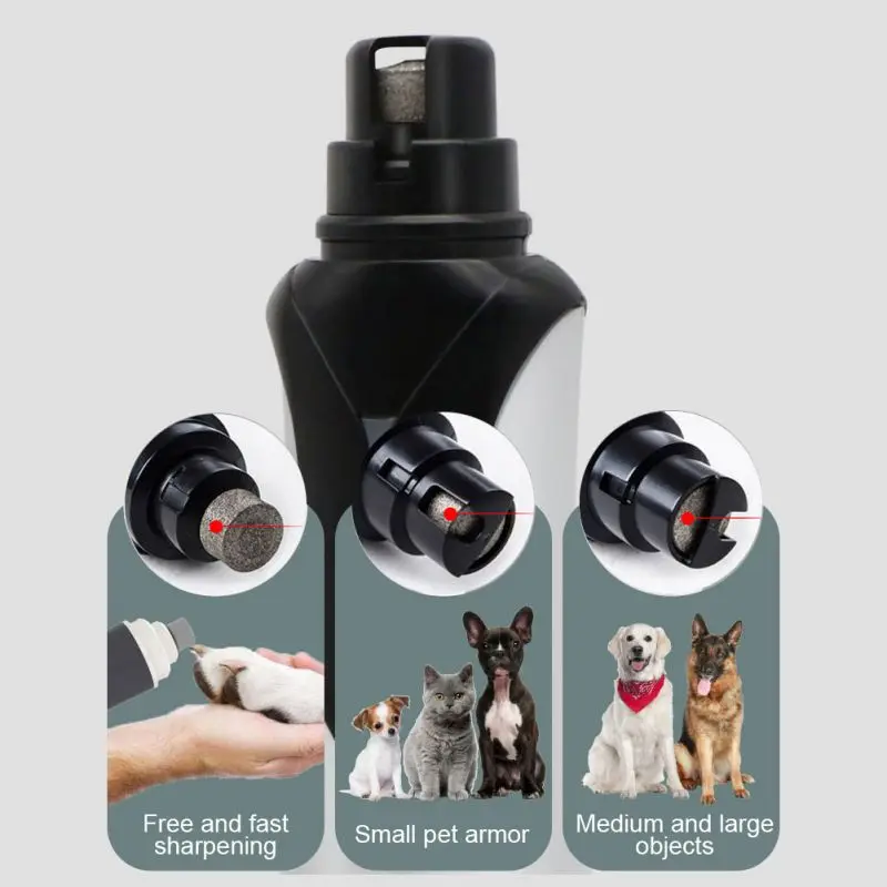 

Dog Nail Grinder And Clippers 2-Speed Rechargeable Electric Pet Nail Trimmer Painless Paws Grooming Tool For Cats Dogs