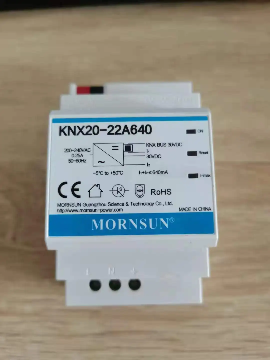 KNX20-22A640 AC-DC KNX Bus Power Supply 19.2W 30V640mA Isolation 4KV