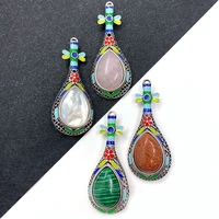 exquisite natural bottle shaped shell pendant size 27x66mm charm used to make diy necklaces and other jewelry accessories