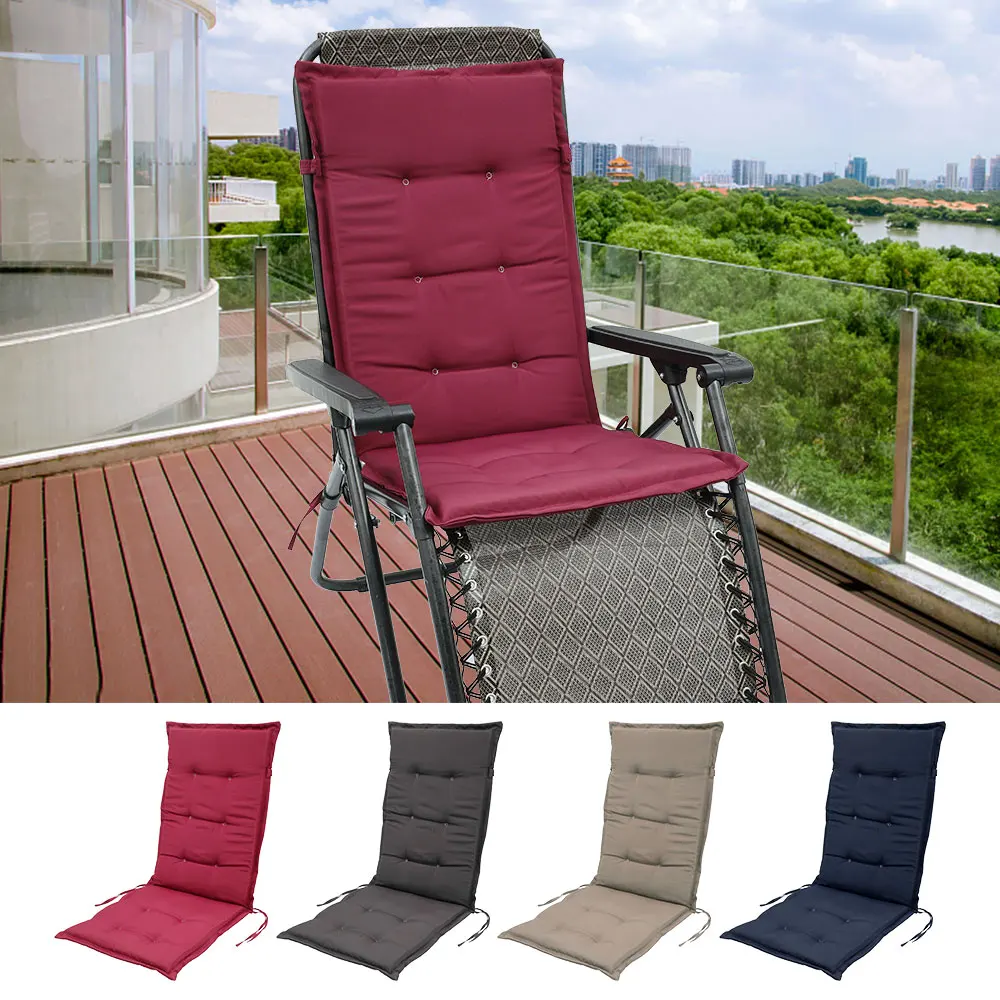

Outdoor Indoor Sun Seat Pad Soft Garden Rocking Deck Chair High Back Lounger Cushion Sofa Mat