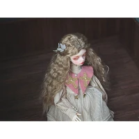 2 colors bjd wig hair size 13 14 16 18 long wave soft wire princess hair for dolls pullip wig lati wigbjd doll accessories