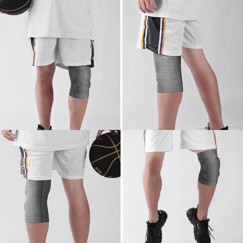 

Soft Brace Knee Protector Breathable Shockproof Guard Support Pad for Sports Cycling M2