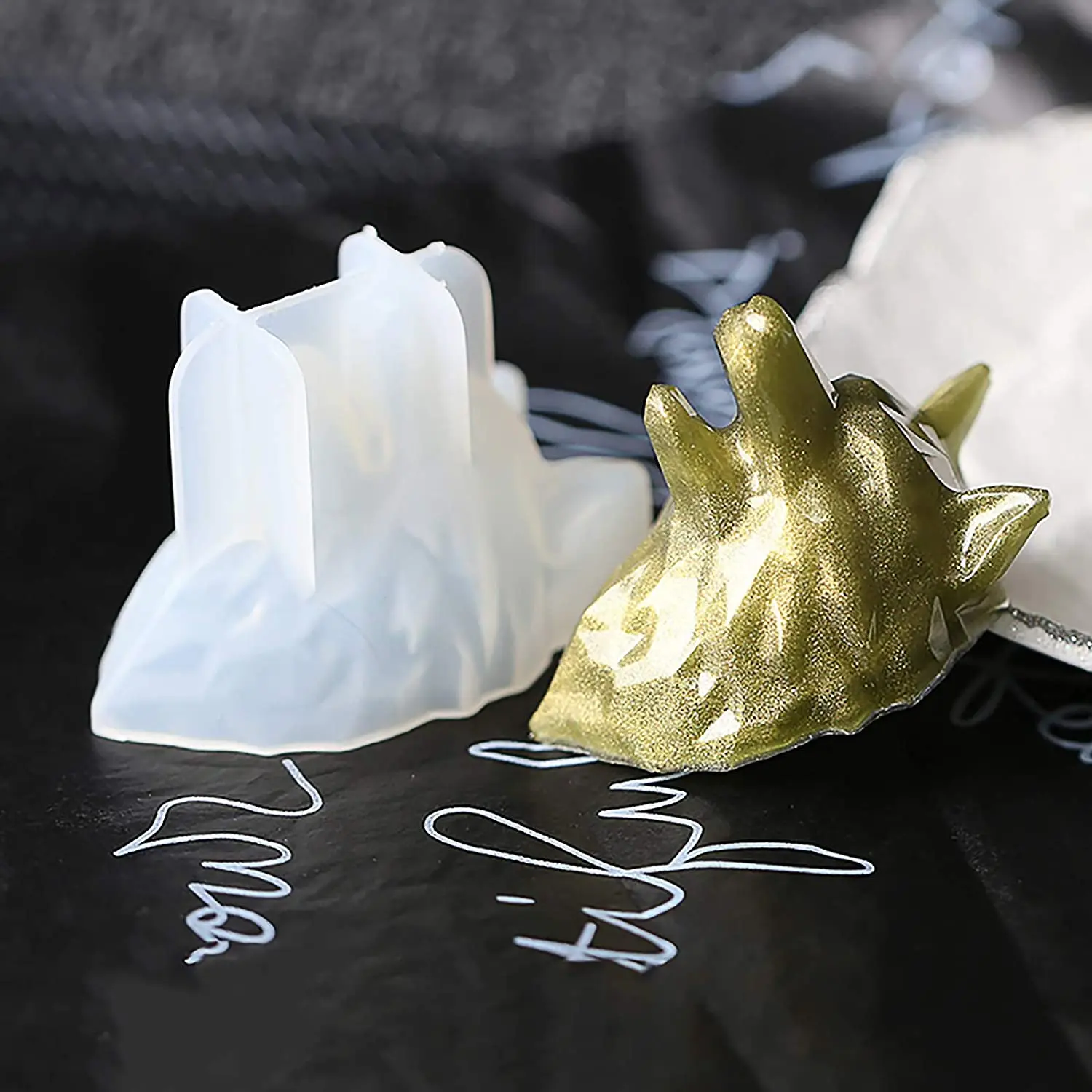 3D Animal Epoxy Resin Silicone Molds For Keychain Pendant 3D Lion Bear Candle MoldDIY Crafts Decorations Jewelry Making Tools