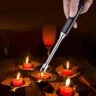 Электрическая дуговая Зажигалка для свечей, поворот на 360 градусов, плазменная длинная зажигалка, USB, уличная, для барбекю
