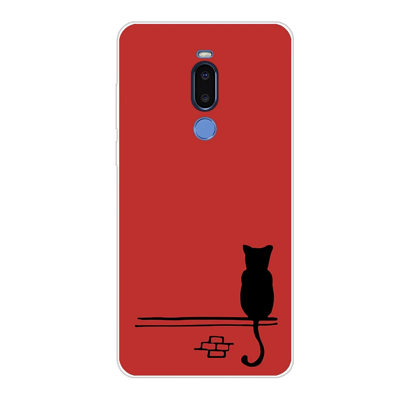 Чехол для Meizu Note 8 чехол Note8 мягкий силиконовый защитный из ТПУ телефона задняя