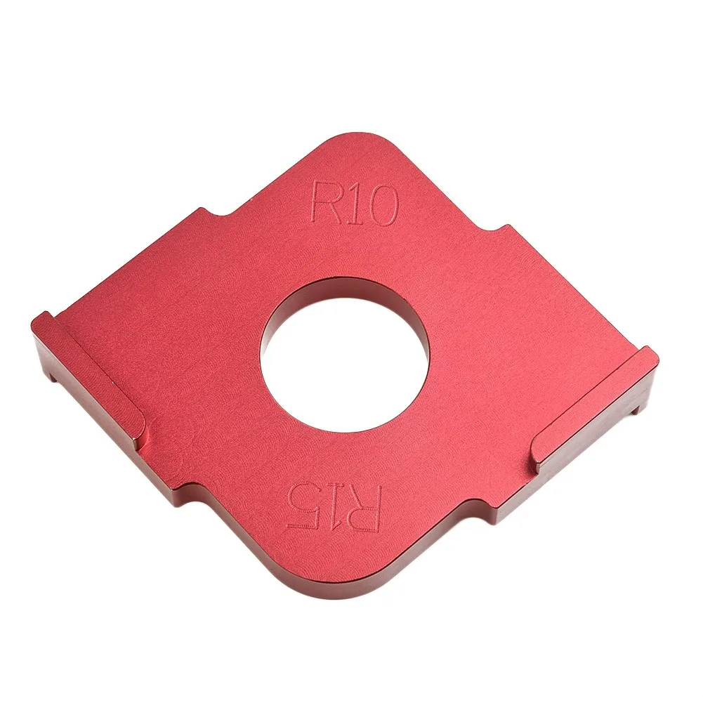 

3pcs Woodworking Trimming Radius Jig Router Aluminium Alloy Radius Corners For Quick Positioning Of Dies On Trimming Machines