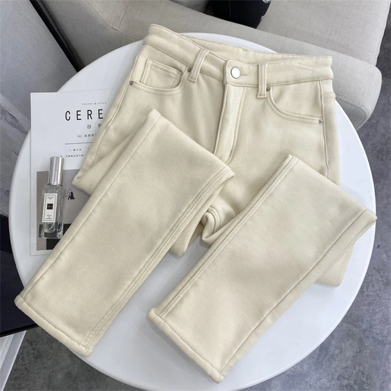 

New Fashion Jeans Women Pencil Pants Jeans High Waist High Slim Elastic Stretch Female Black Lady Washed Denim Skinny Trousers